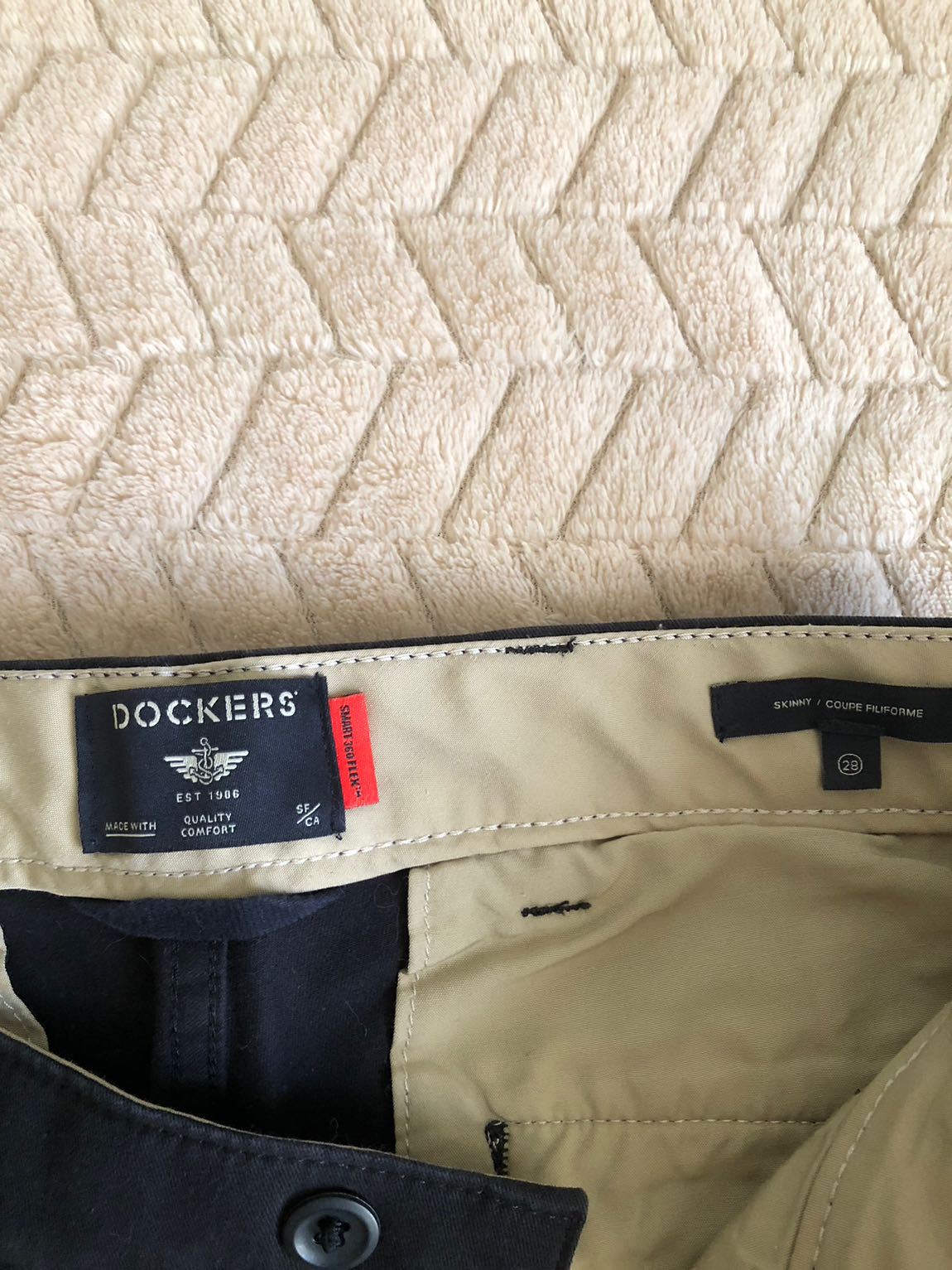 Dockers siyah kanvas Pantolon — görsel 3/3