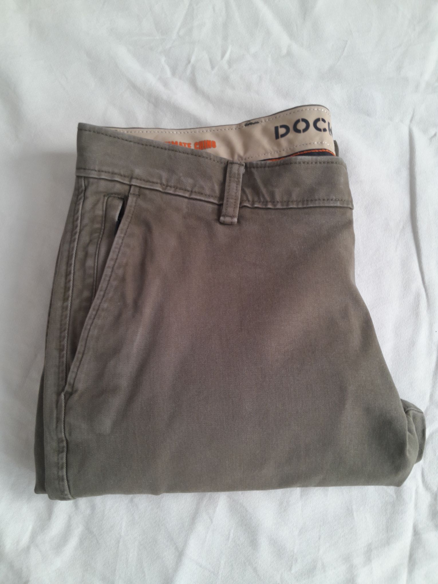 Dockers Skinny Fit Keten Pantolon 34 Bed — görsel 3/10