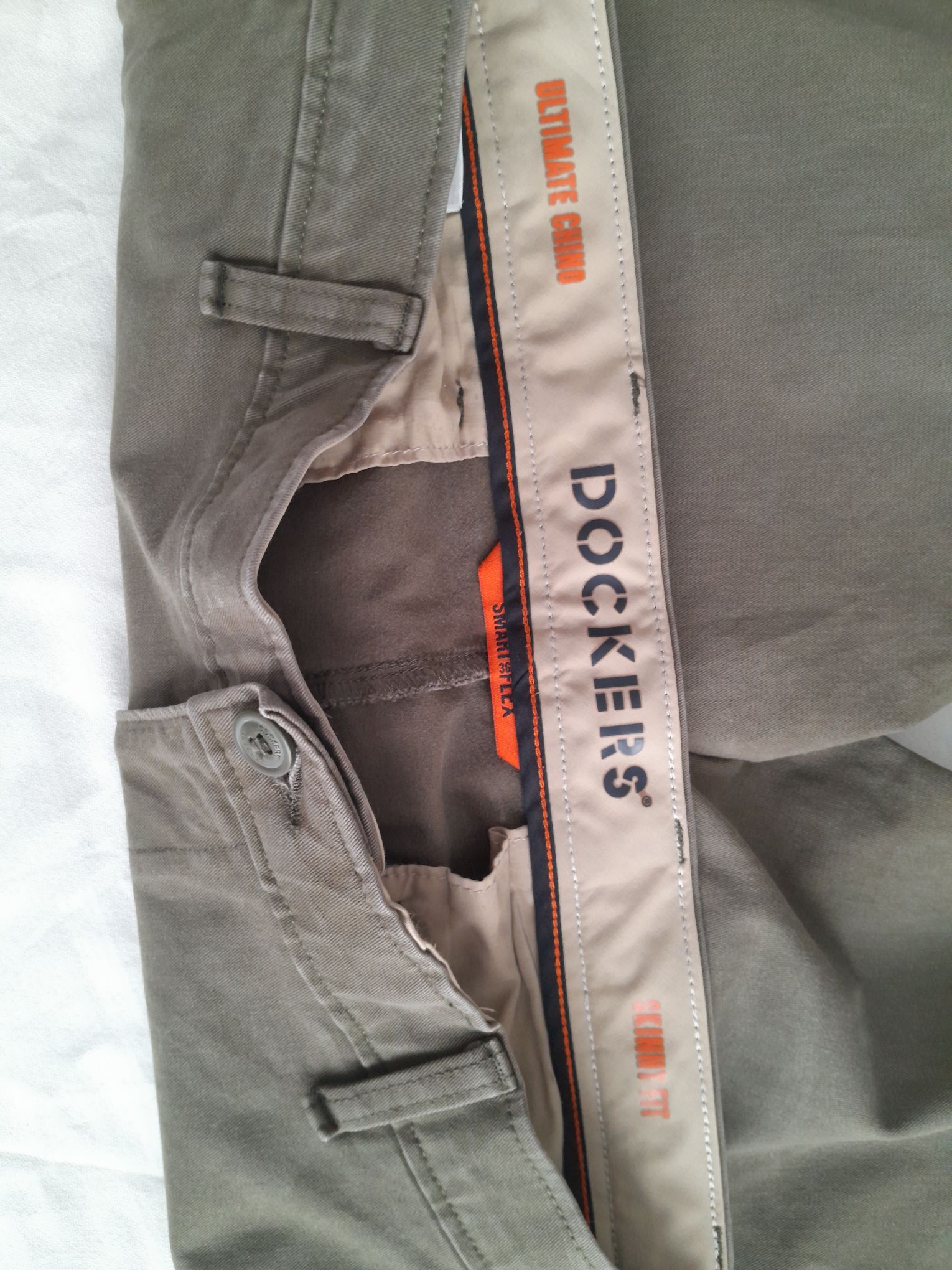 Dockers Skinny Fit Keten Pantolon 34 Bed — görsel 8/10