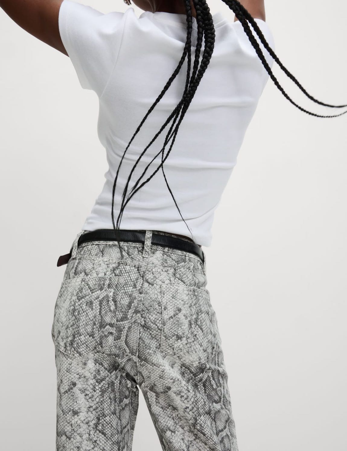 Yılan Desenli Mark&Spencer ihracat jeans — görsel 3/7