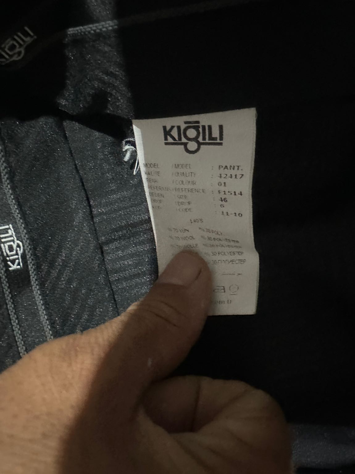 Siyah Klasik Pantolon — görsel 6/7