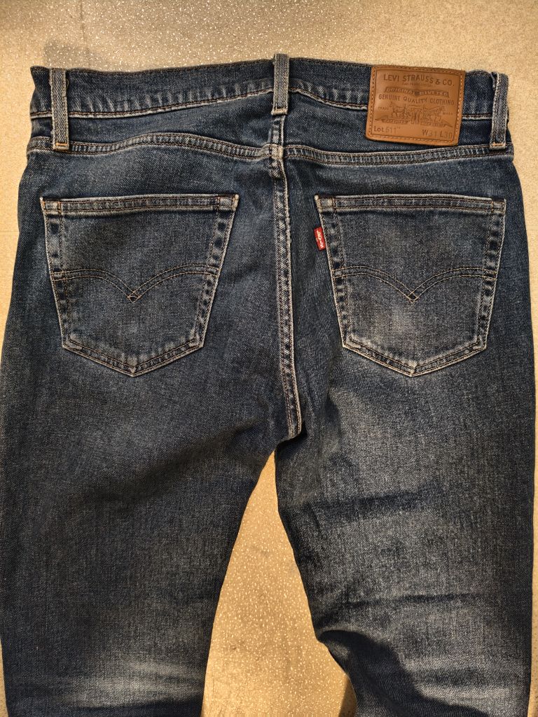 Original Levi's Unisex Mavi Jean Pantoln — görsel 4/11