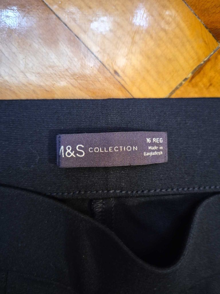 M&S Siyah Geniş Paça Pantolon — görsel 2/4