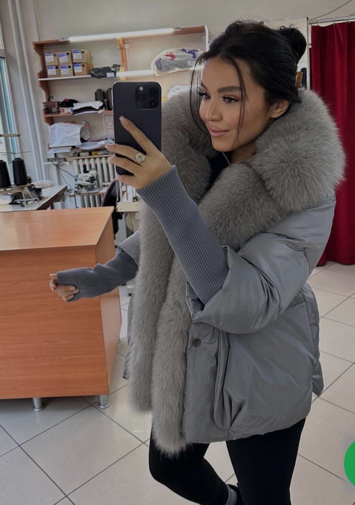 Gerçek K*rklü Şişme Mont — görsel 12/13