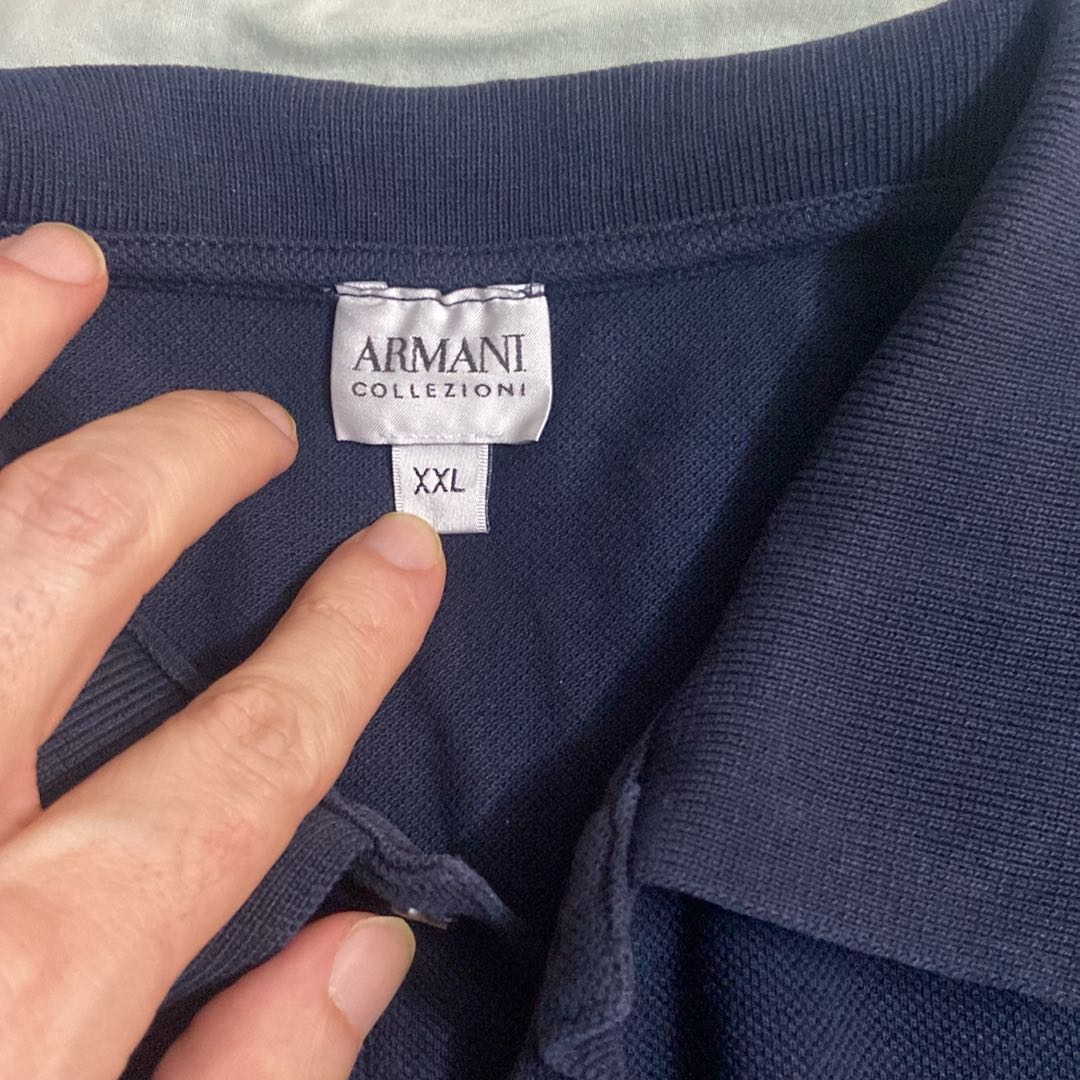 Armani collezi Lacivert Polo Yaka Tişört — görsel 2/3