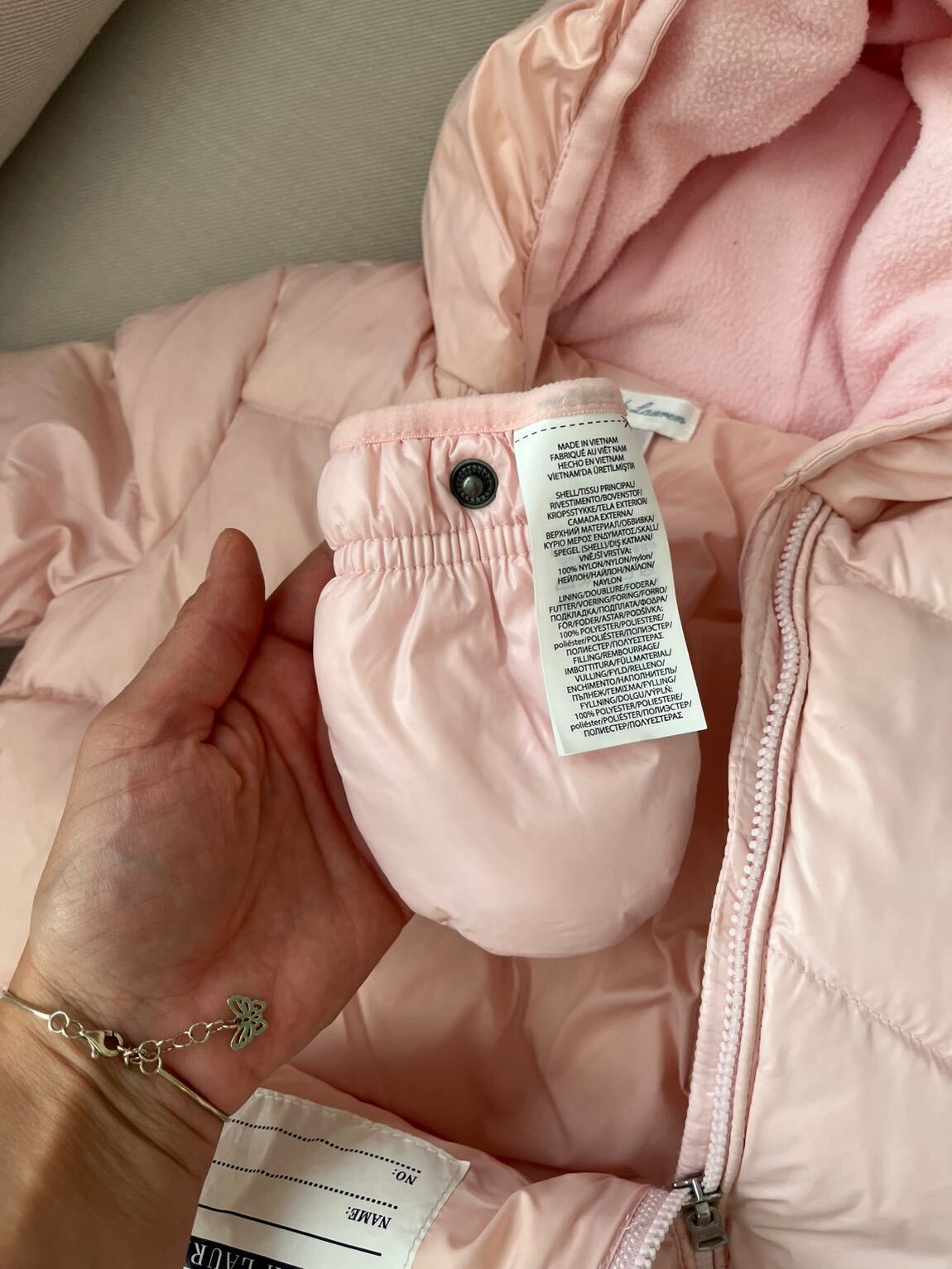 Pembe Bebek Tulumu ve Eldiven Seti — görsel 6/6
