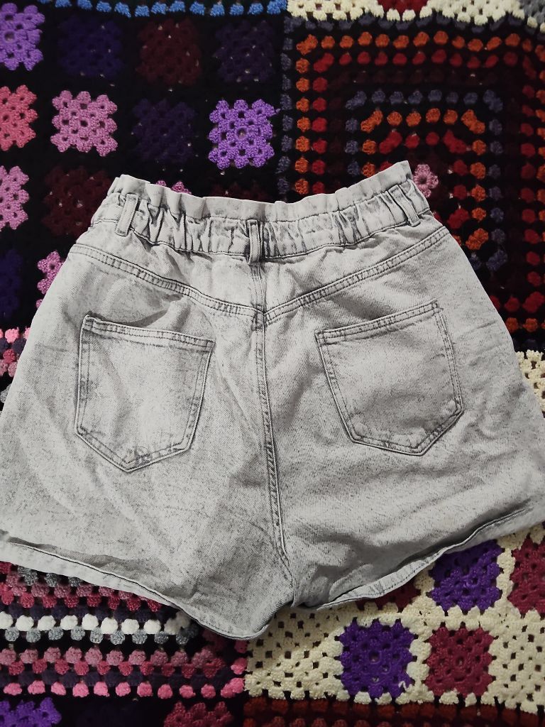Gri Denim Şort — görsel 2/3