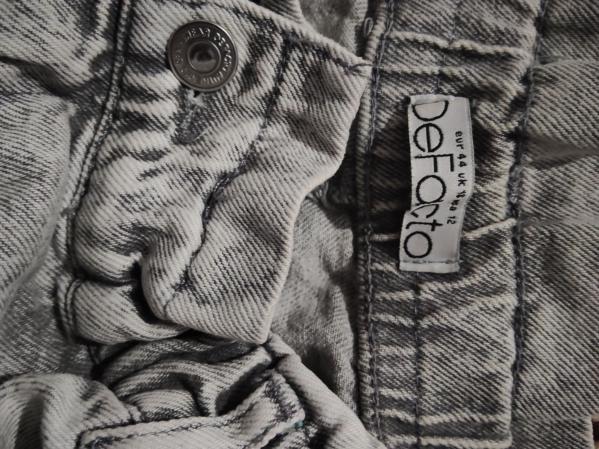 Gri Denim Şort — görsel 3/3