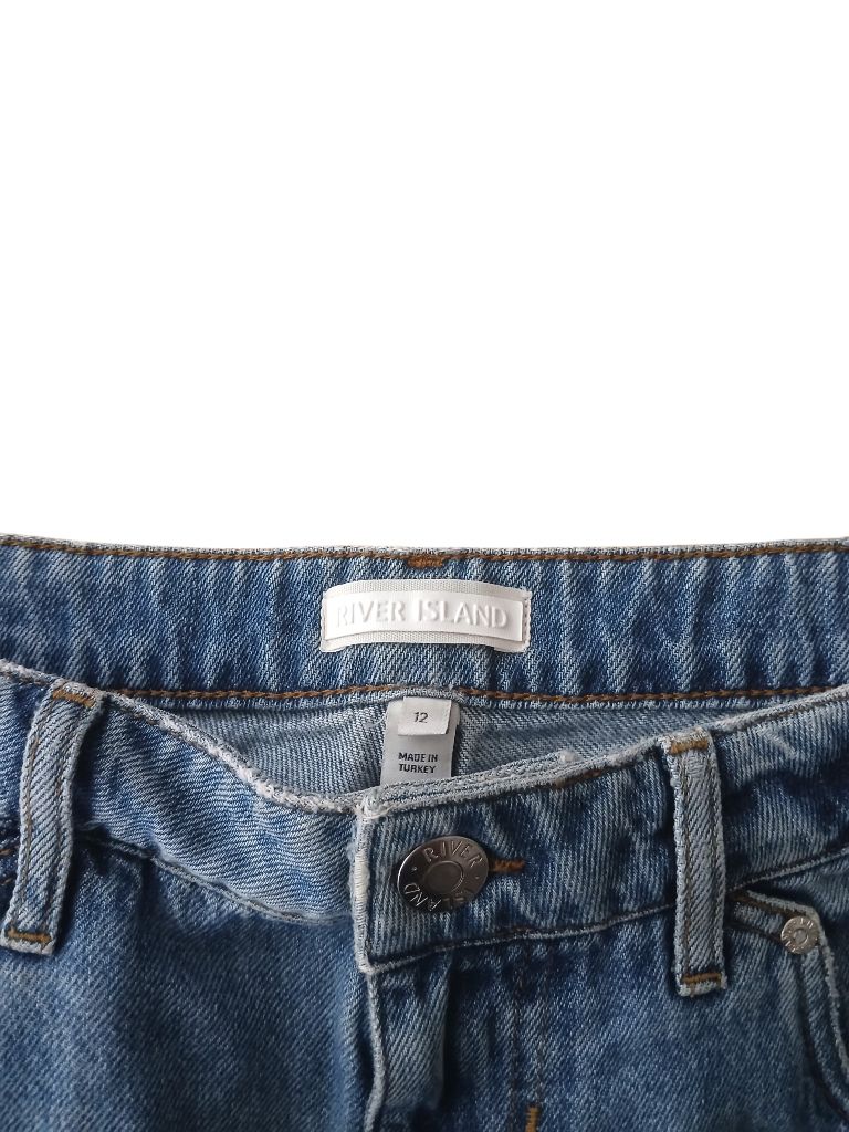 River Island Kot Denim Şort — görsel 3/3