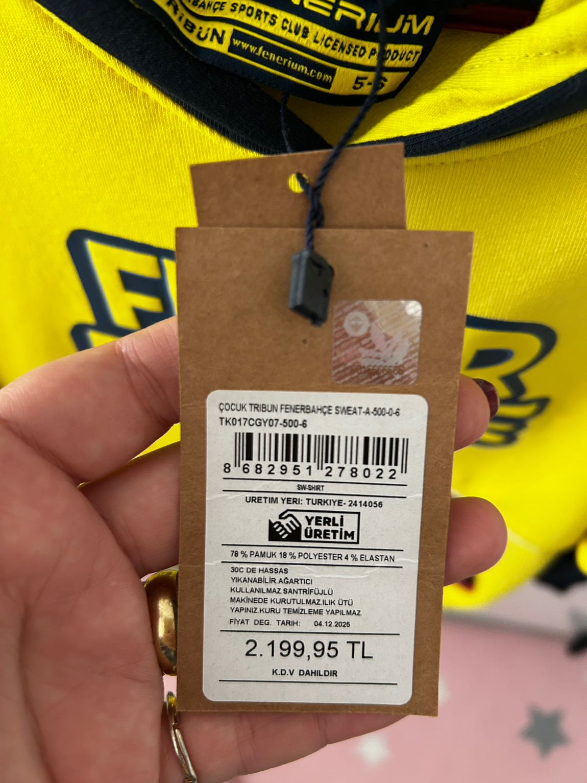 Fenerbahçe Sweatshirt — görsel 4/5