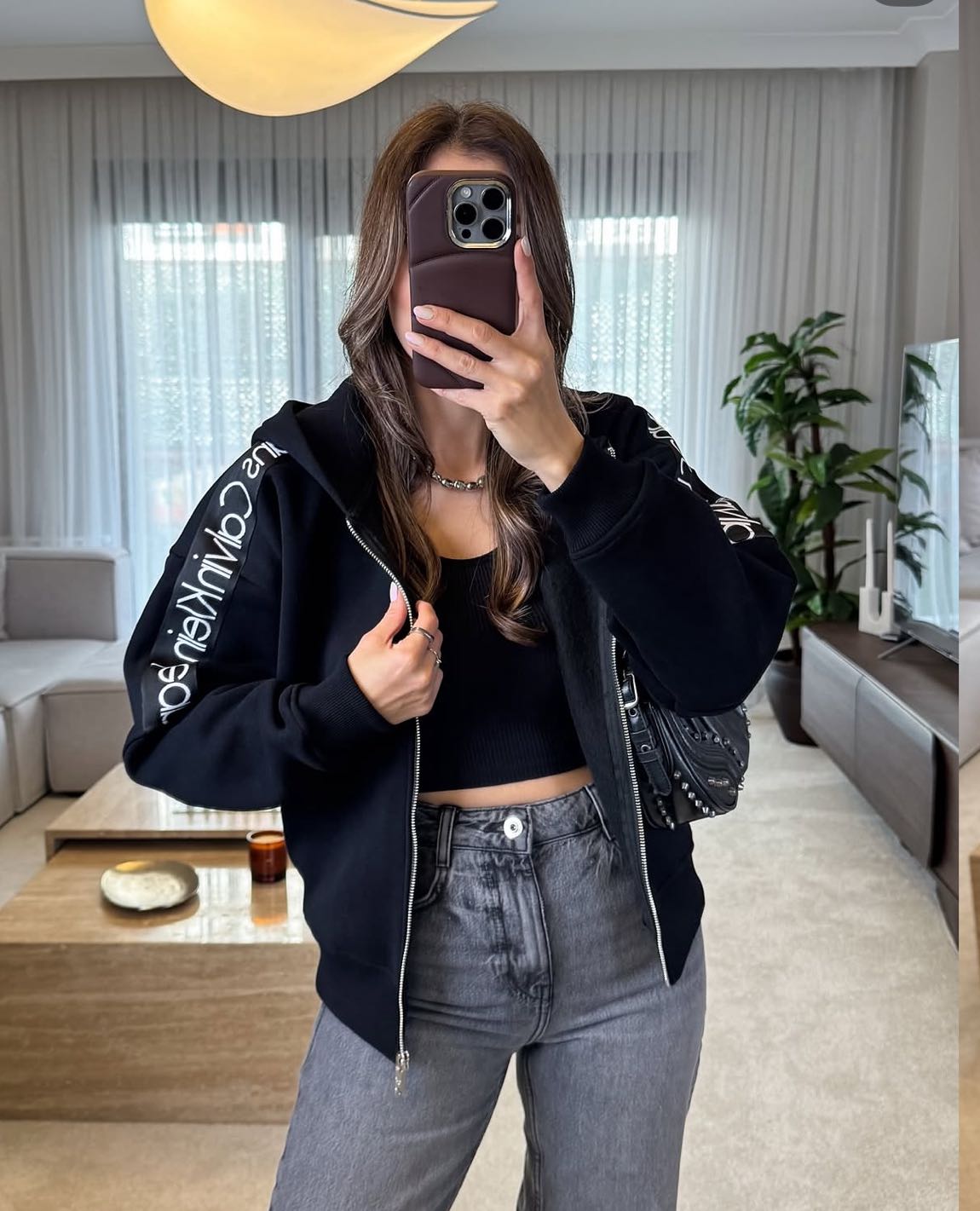 Calvin Klein Fermuarlı Sweatshirt — görsel 2/3