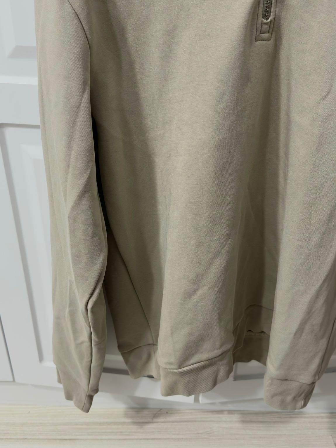 Bej Polo Yaka Sweatshirt — görsel 3/4
