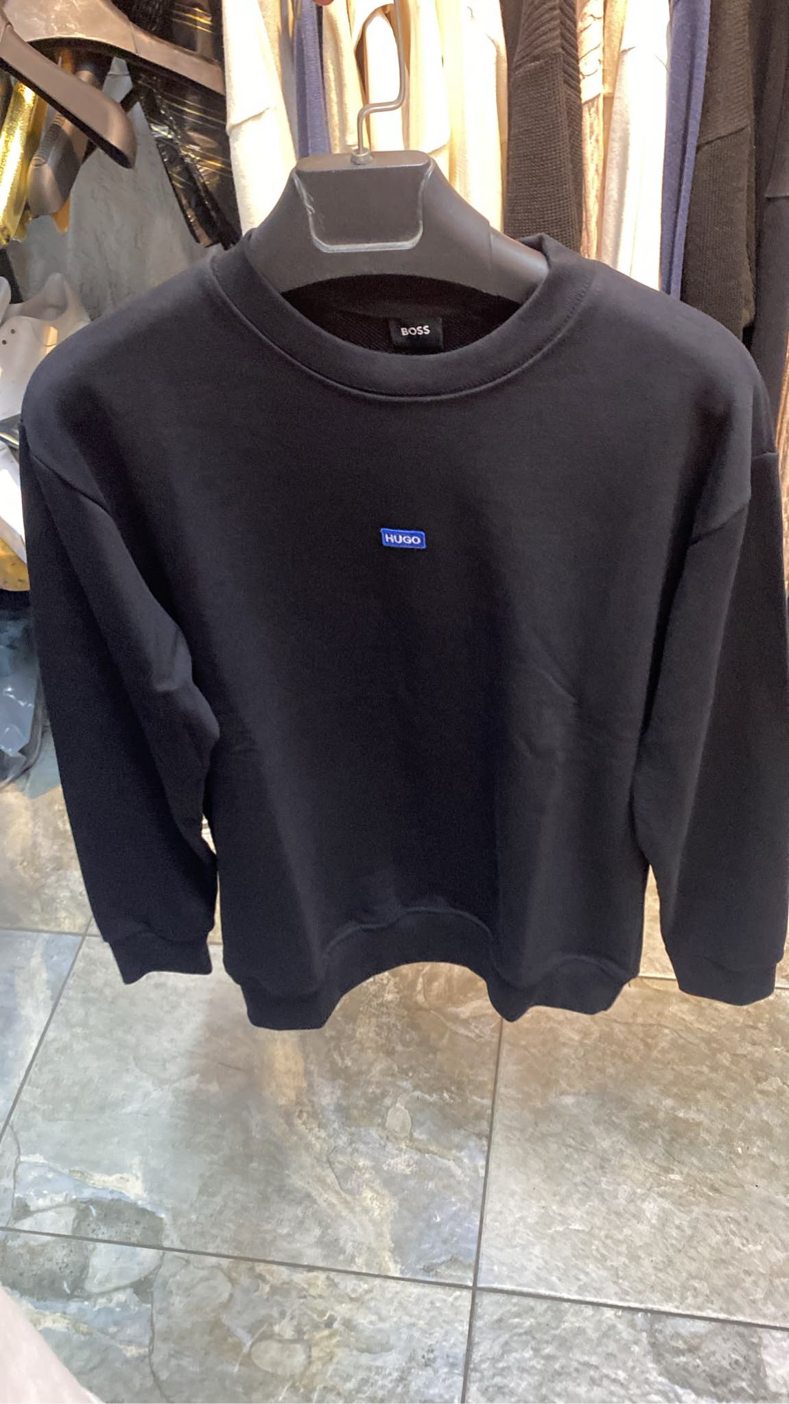 BOSS Erkek Siyah Sweatshirt — görsel 2/2
