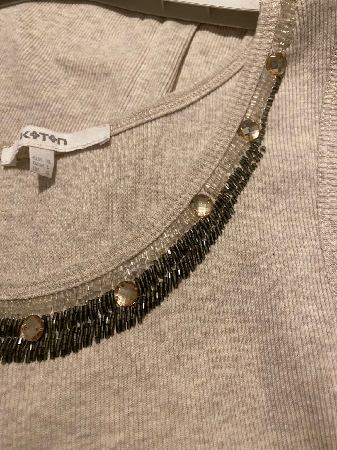 Koton Bej T-Shirt — görsel 3/5