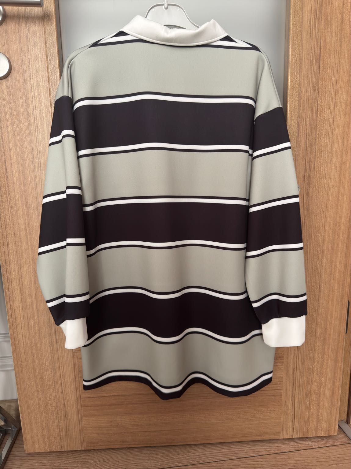 Çizgili Polo Yaka Tunik — görsel 4/4