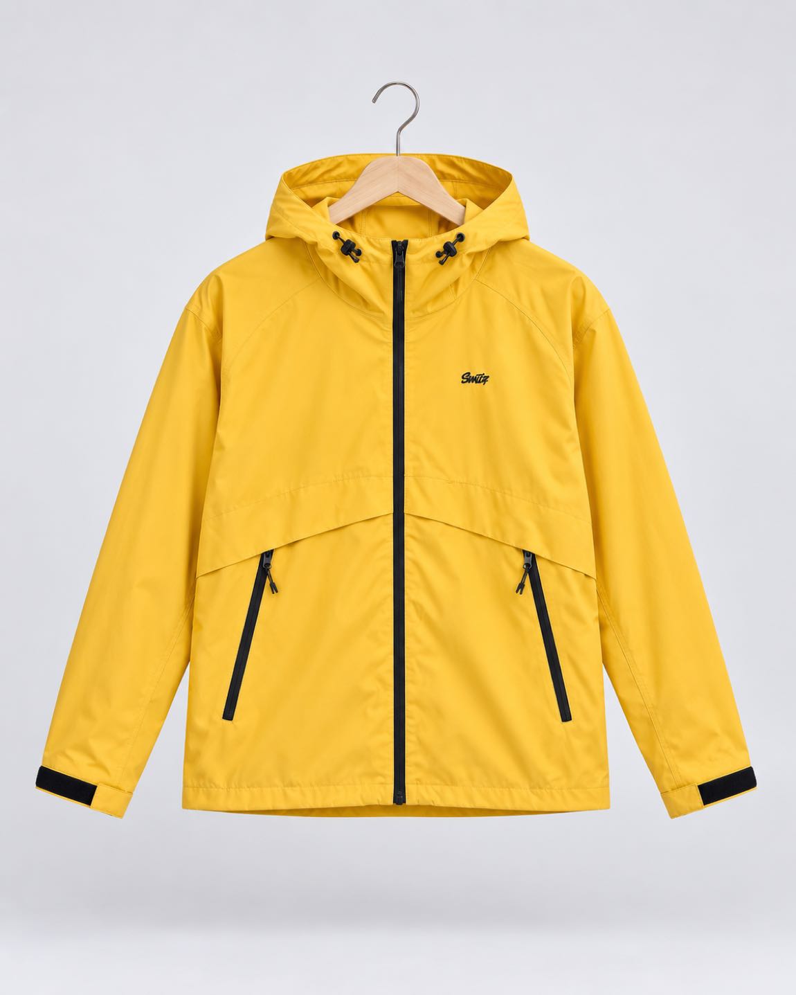 Pull&Bear Sarı Kapüşonlu Yağmurluk XL — görsel 4/8