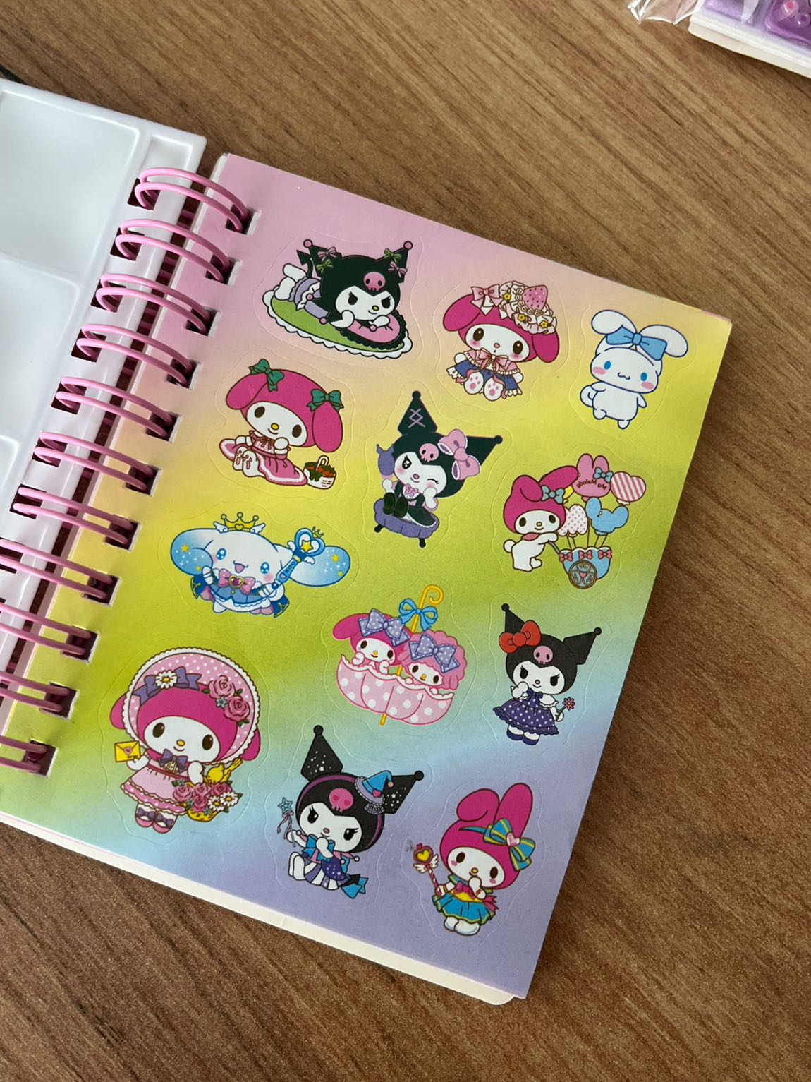 Mini sulu defter sticker kuromi my ⭐️ — görsel 4/13