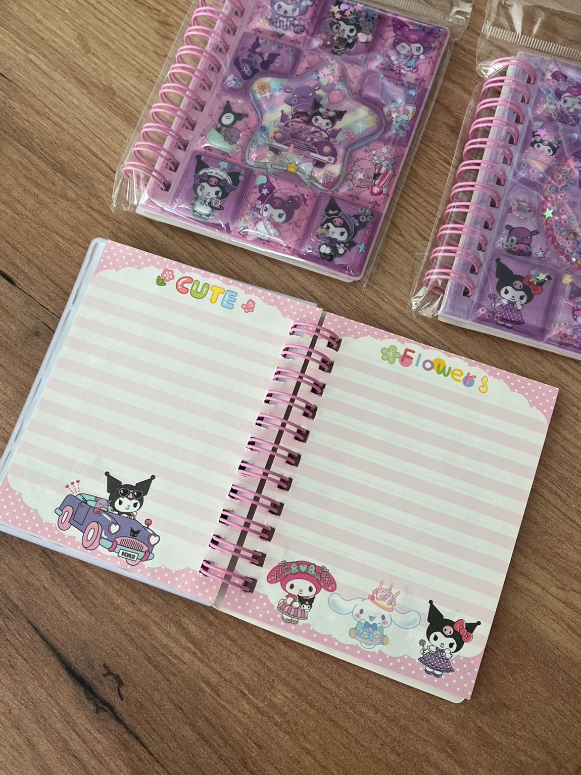 Mini sulu defter sticker kuromi my ⭐️ — görsel 3/13