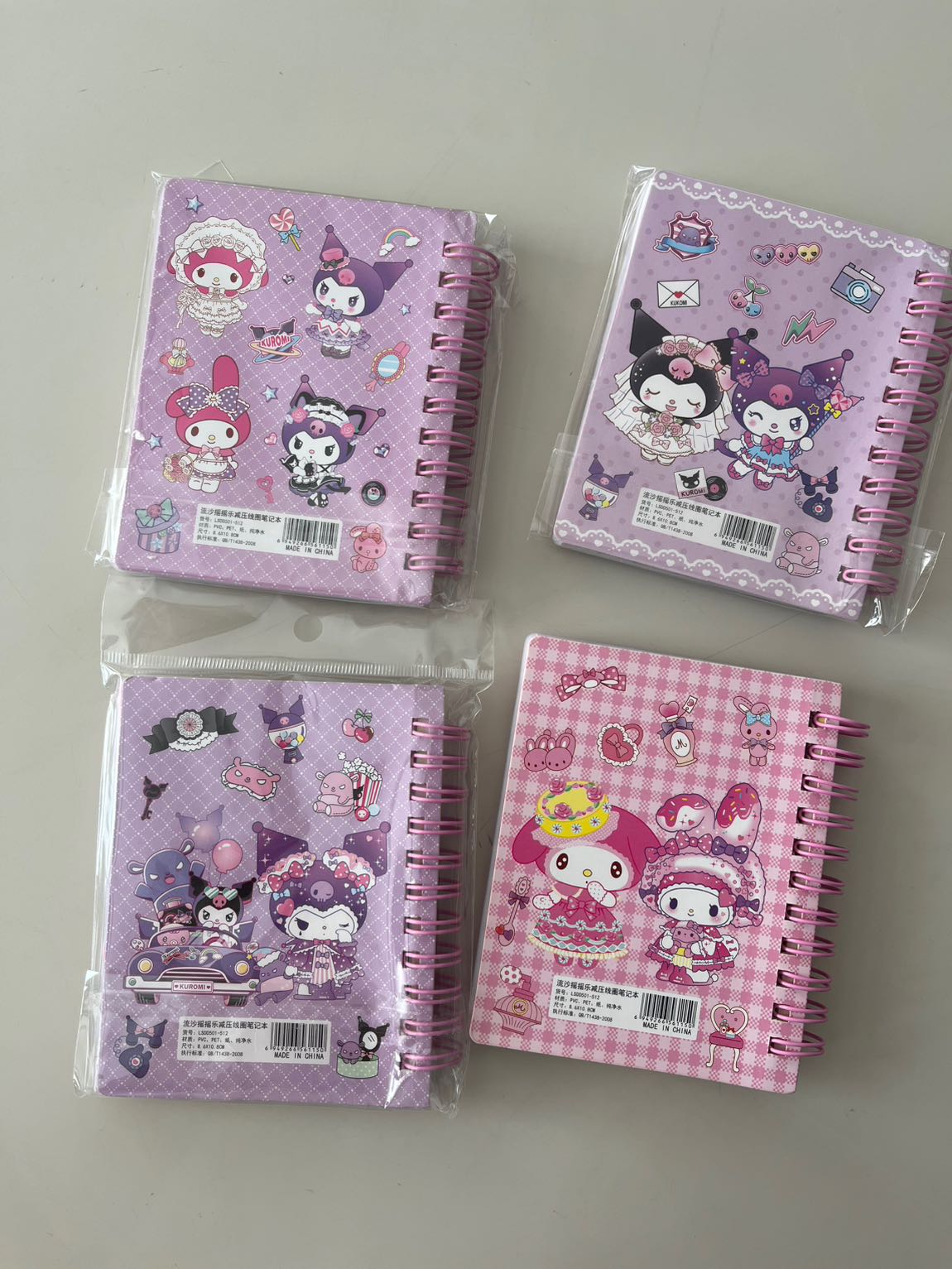 Mini sulu defter sticker kuromi my ⭐️ — görsel 5/13