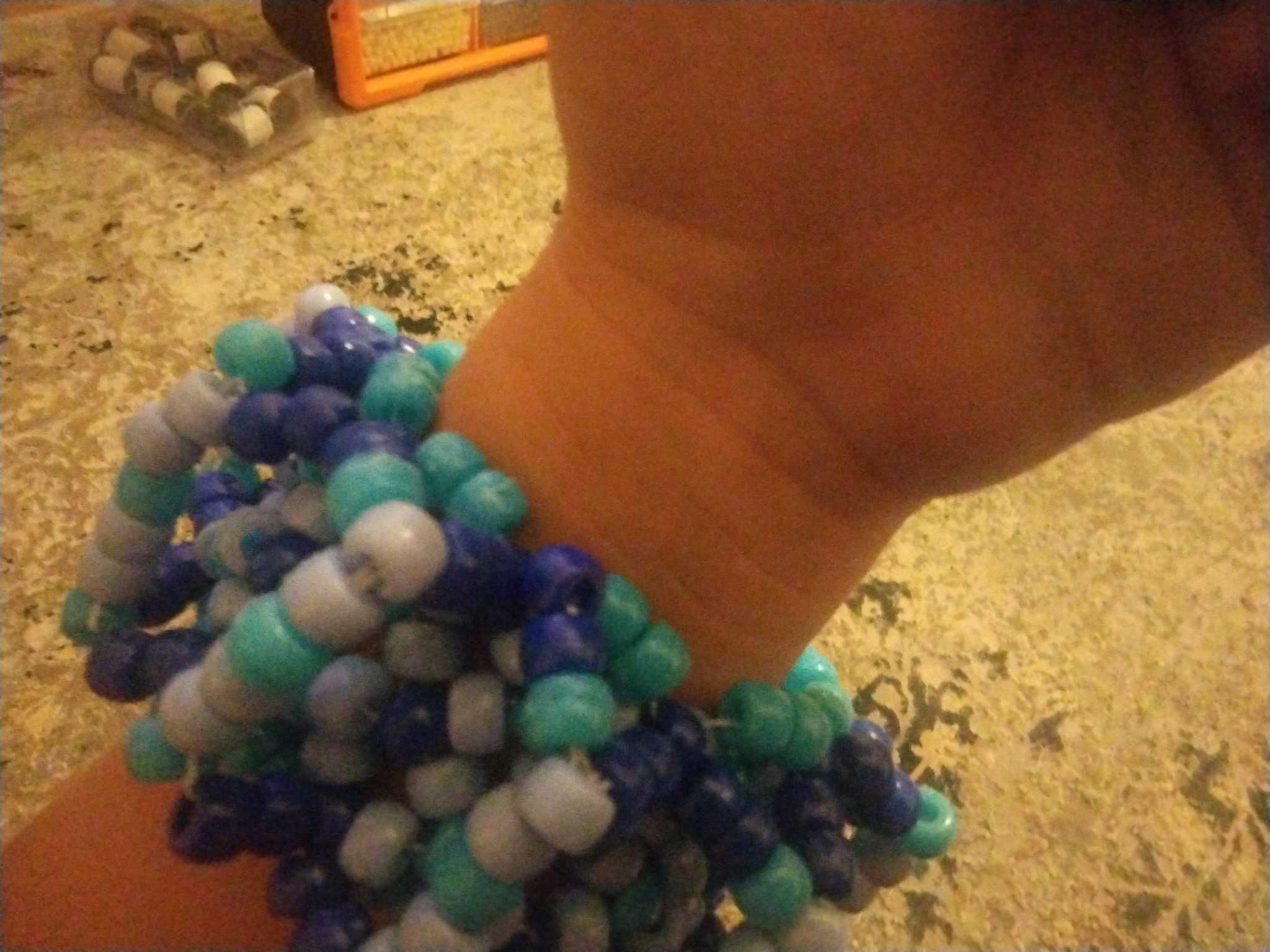 kandi mavi cuff 🦋🐬 — görsel 4/5