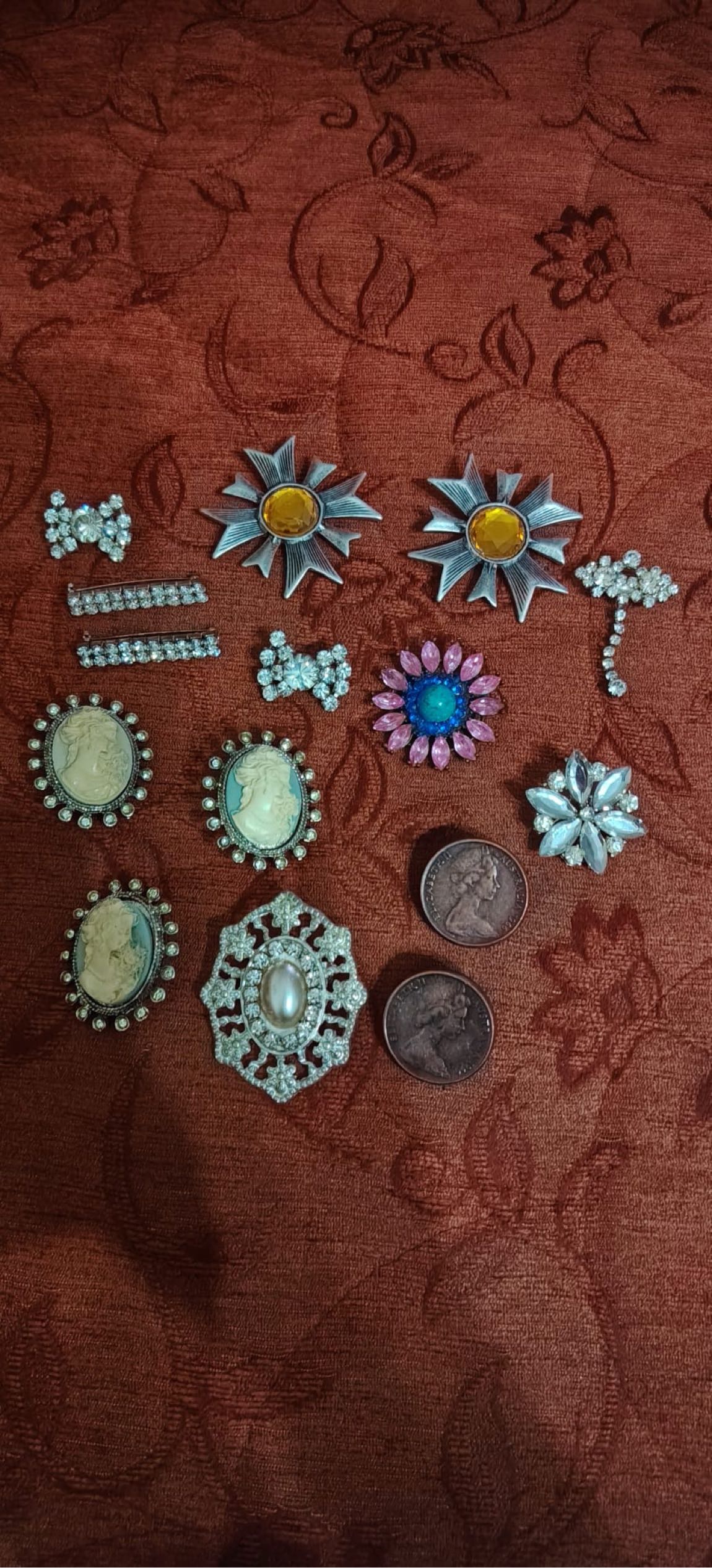 Vintage Cameo Broş — görsel 2/2