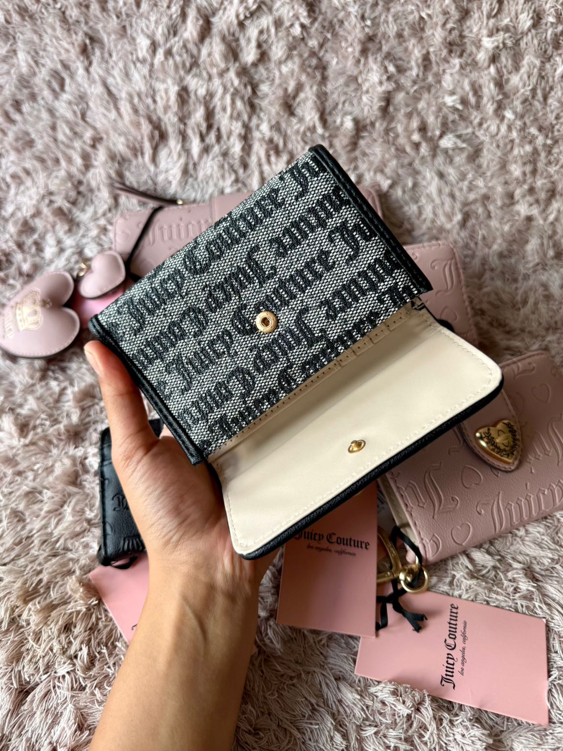 Juicy Couture Cüzdan Siyah Gri — görsel 7/17