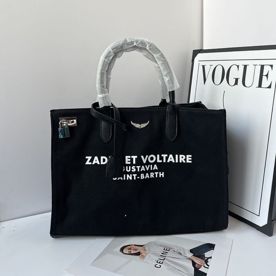Zadig et Voltaire Kanvas Tote Çanta — görsel 2/3