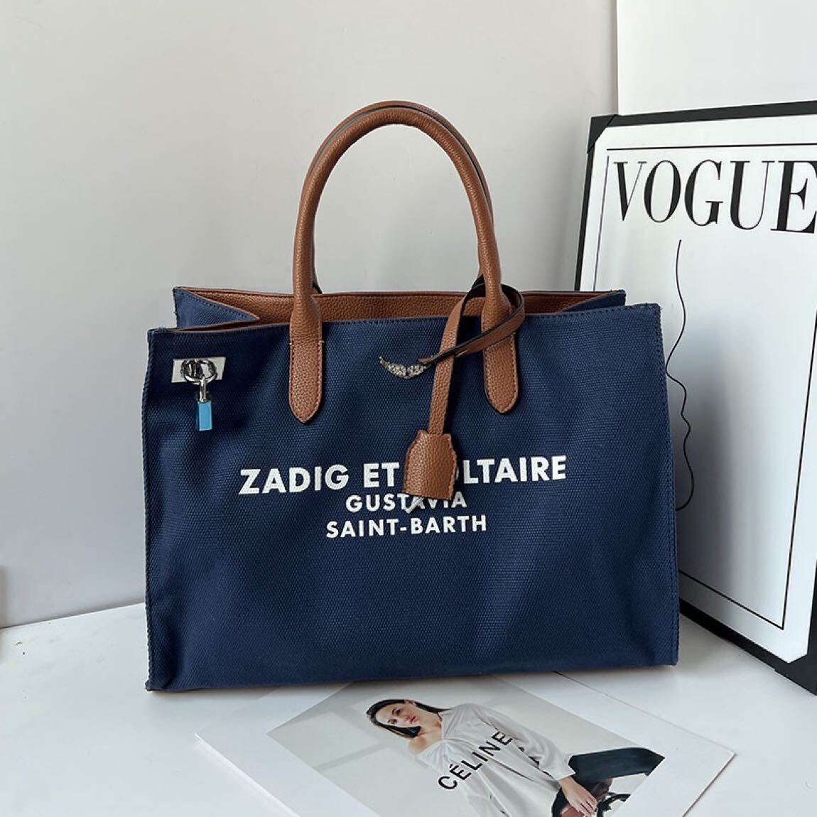 Zadig et Voltaire Kanvas Tote Çanta — görsel 3/3