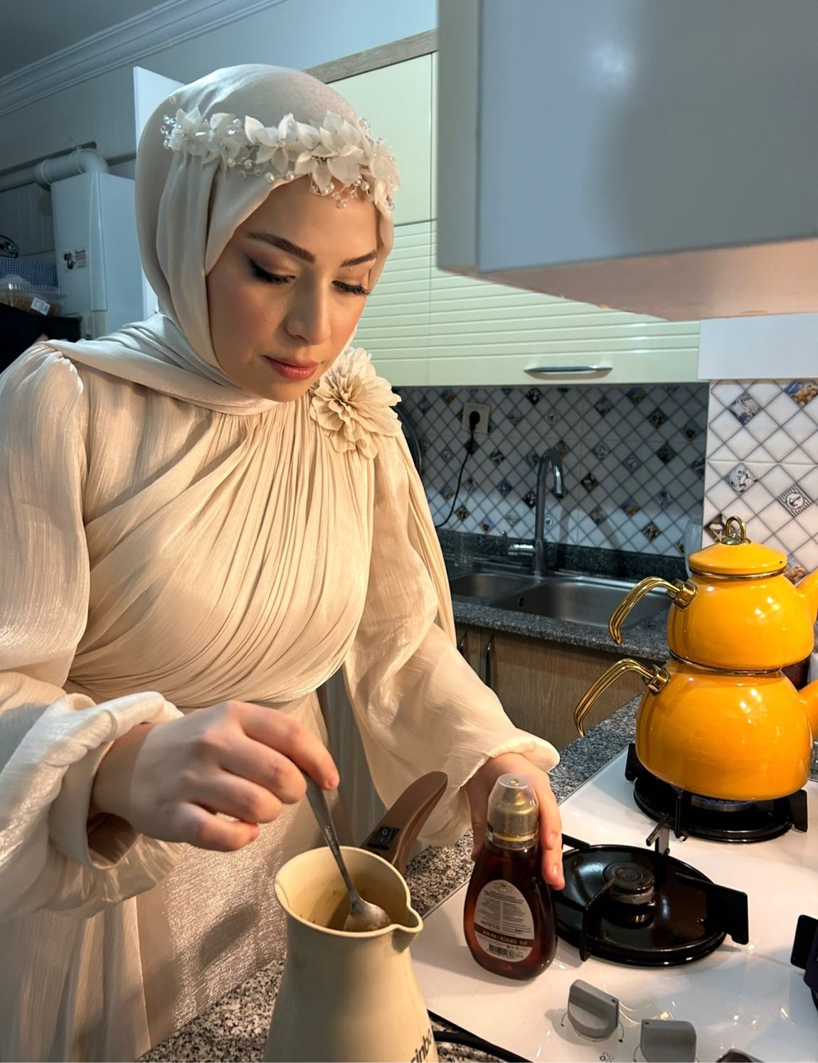 Çiçekli Gelin Tacı — görsel 3/3