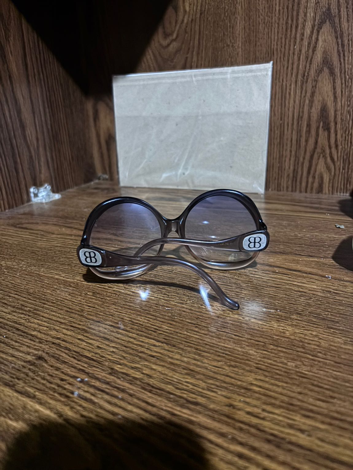 Vintage balenciaga büyük güneş gözlüğü — görsel 5/9