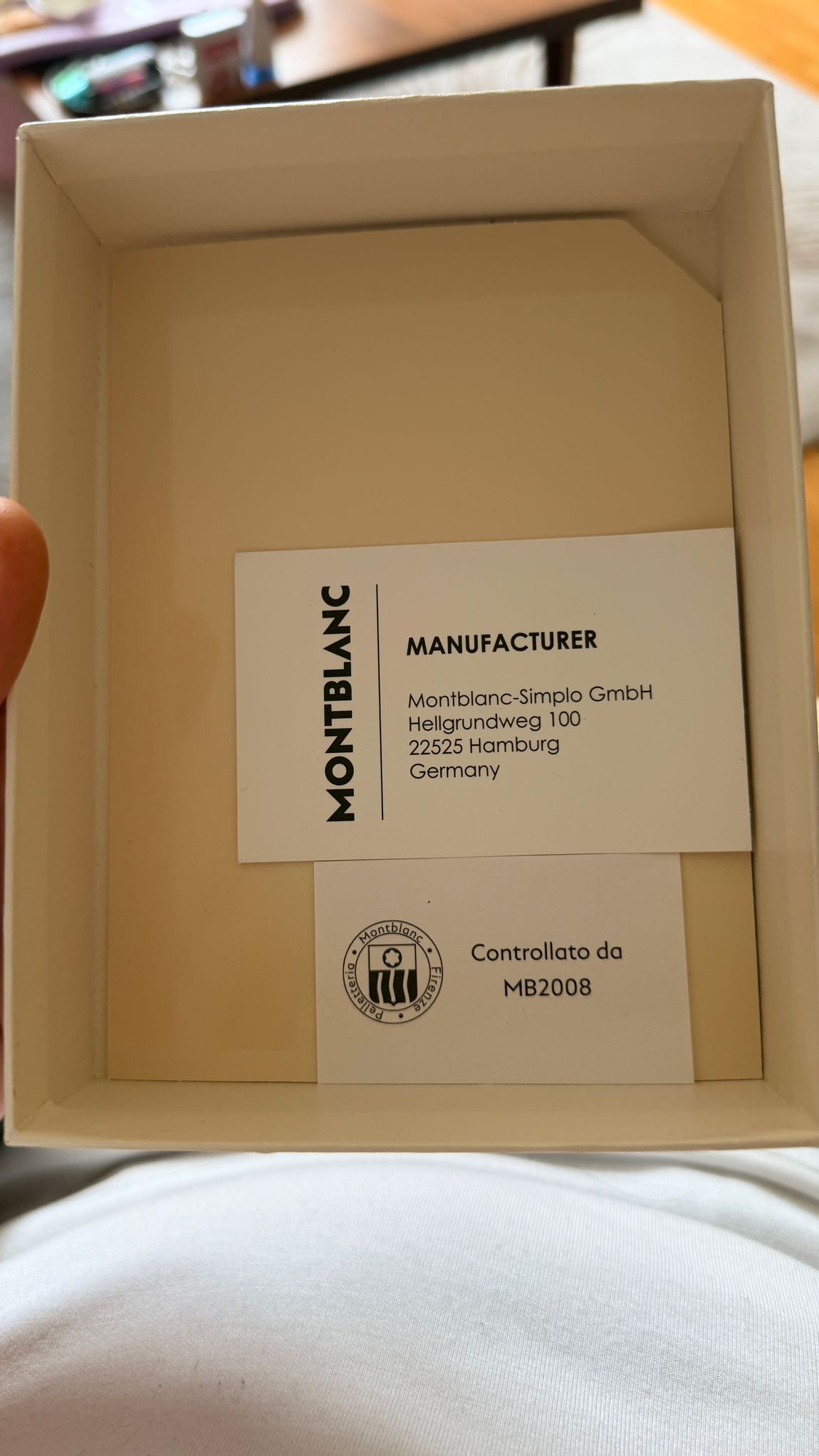 Montblanc Deri Kartlık — görsel 7/9