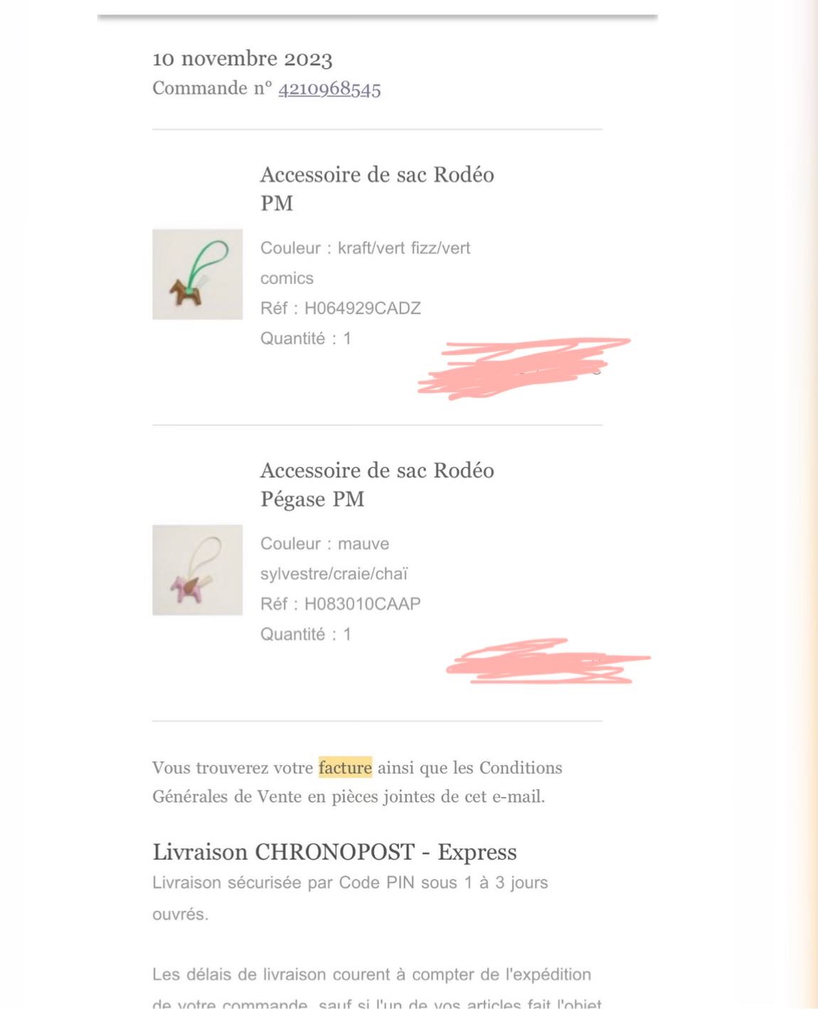 Hermes rodeo pegasus charm — görsel 3/3