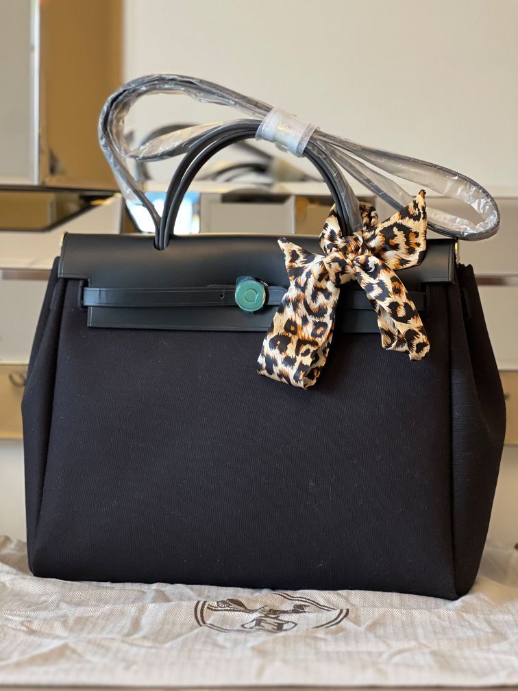 Hermes Herbag Siyah 31cm — görsel 2/7