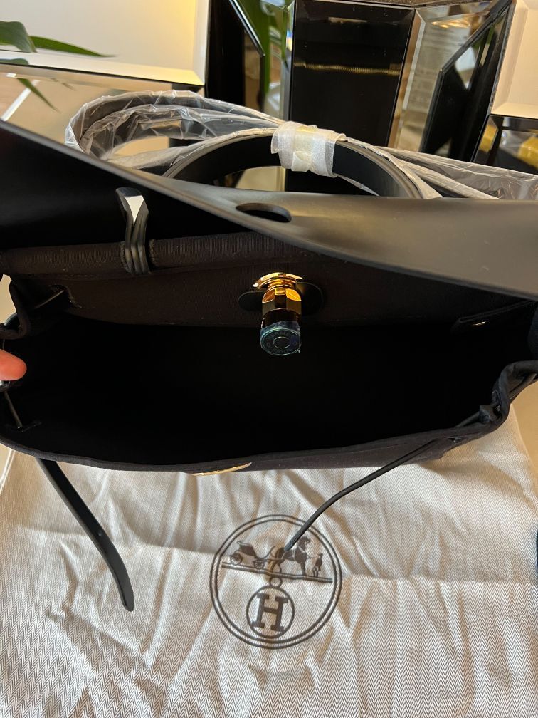 Hermes Herbag Siyah 31cm — görsel 7/7