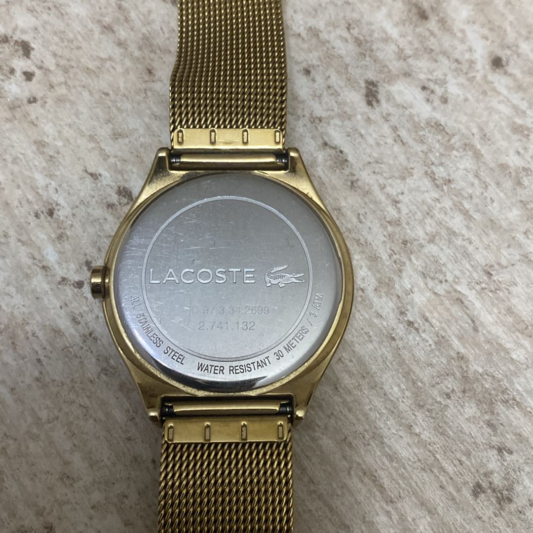 Lacoste Altın Saat — görsel 6/9