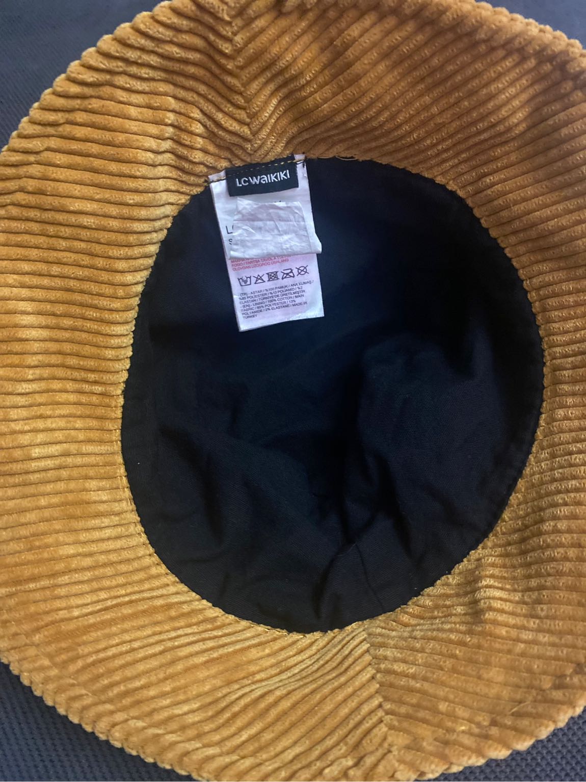 LCW Bucket Hardal Kadife Şapka — görsel 7/7