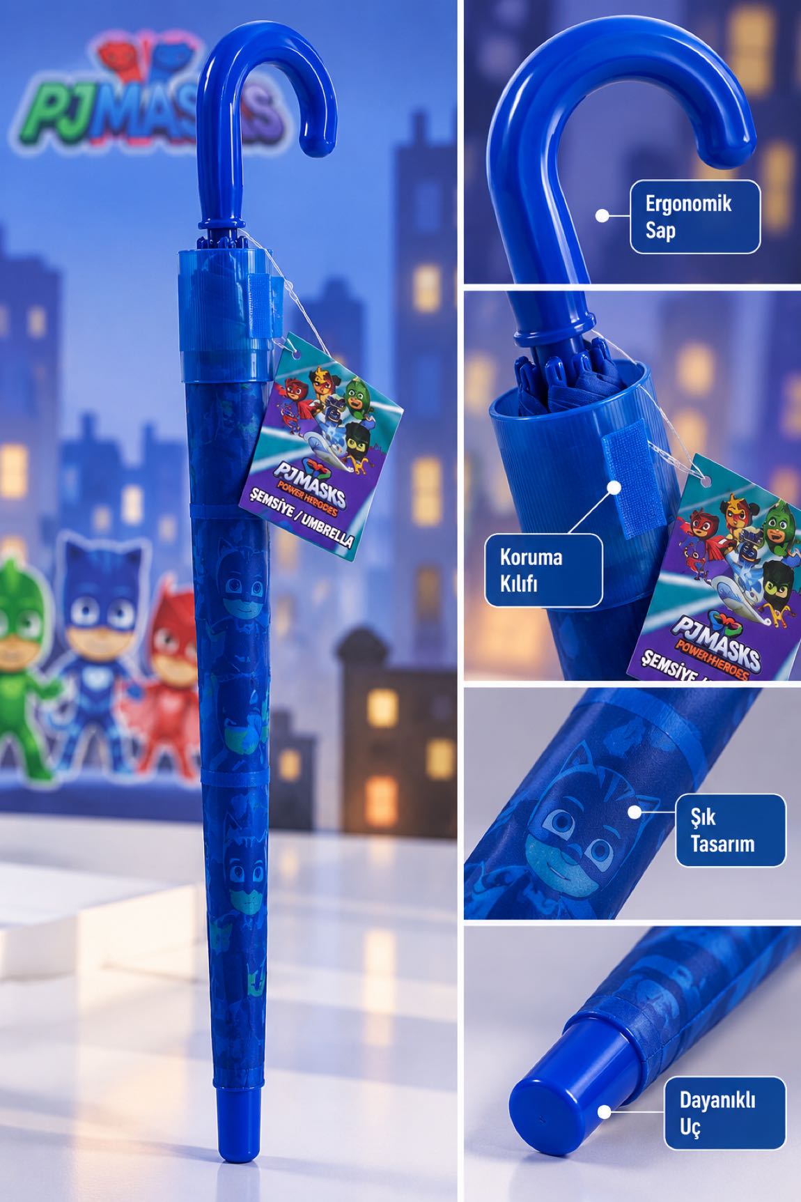 PJ Masks Şemsiye — görsel 3/3