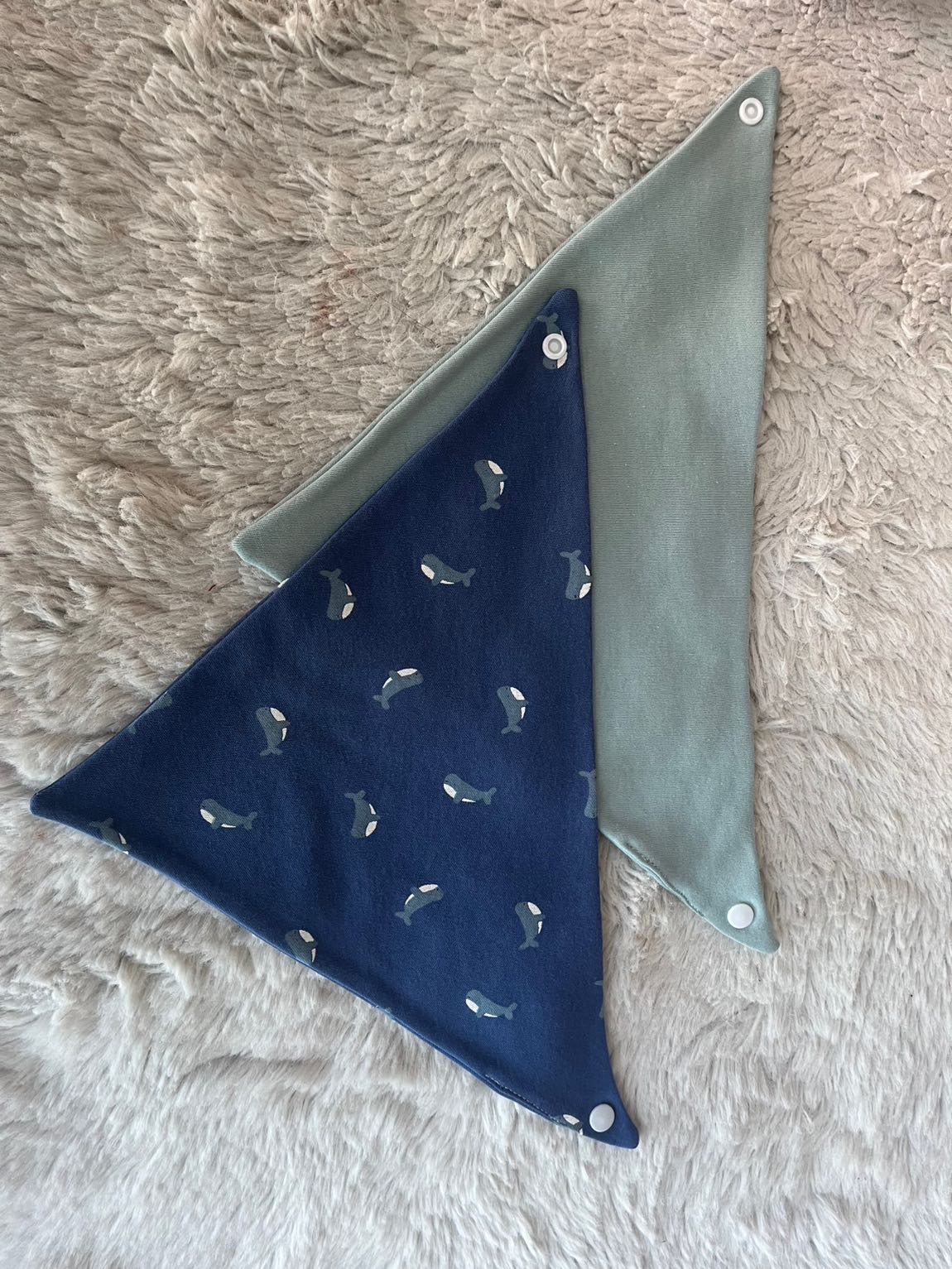 2’li fular bebek mama önlüğü — görsel 3/3