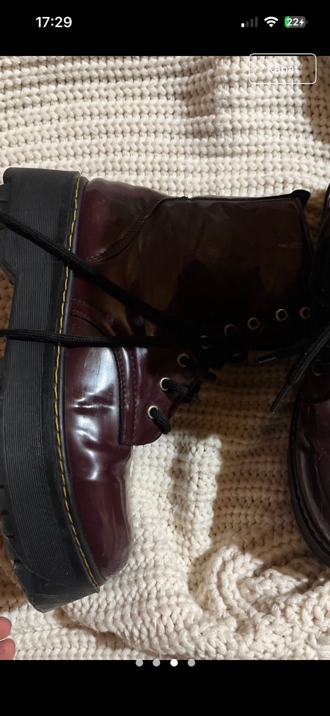 Dr. Martens Bordo Postal Bot — görsel 3/3
