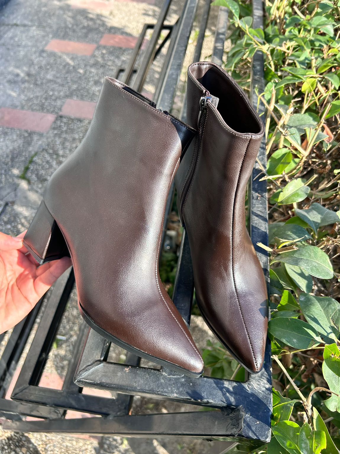 Zara Kahverengi Bot — görsel 10/10