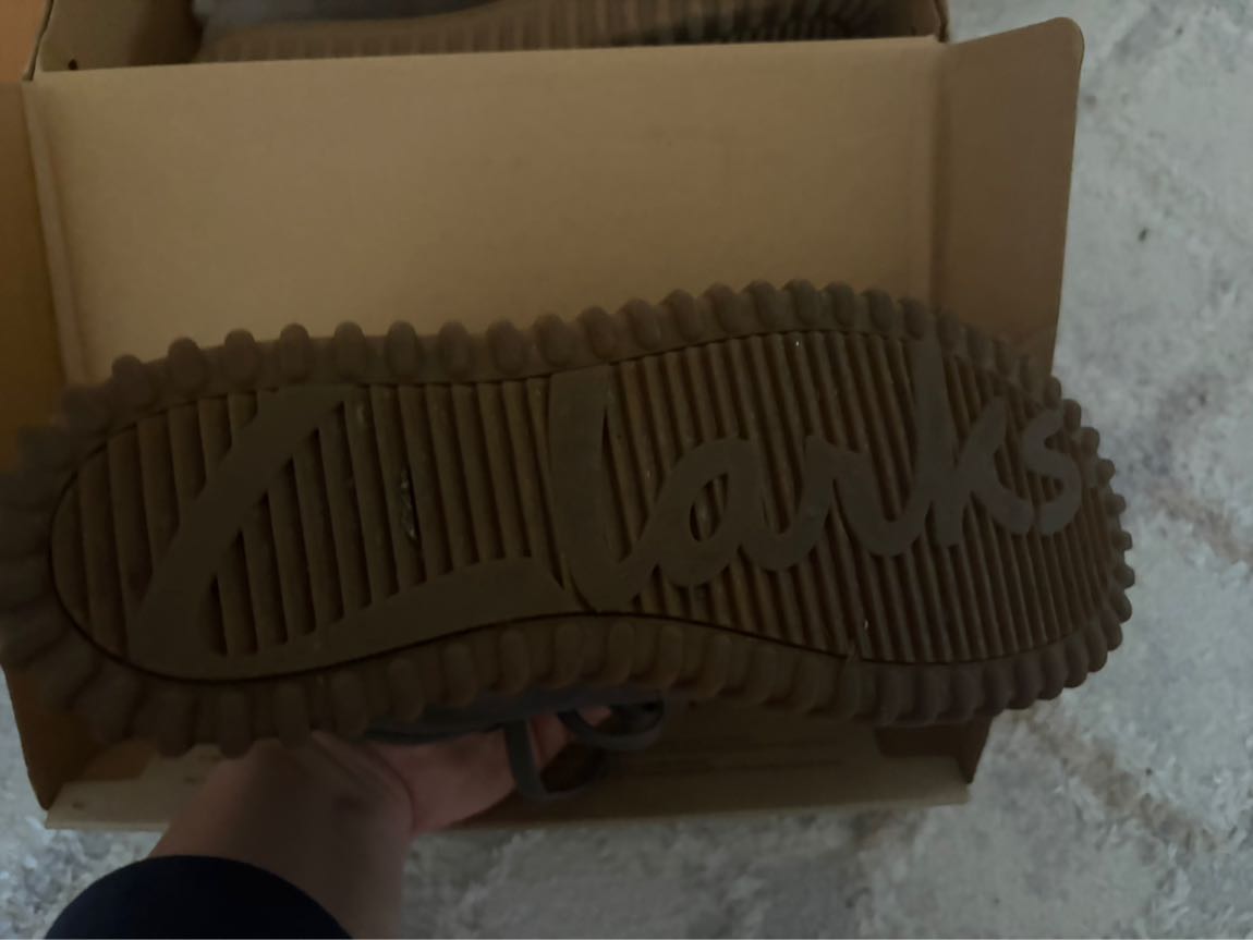 Clarks Gri Süet Ayakkabı bot — görsel 4/7