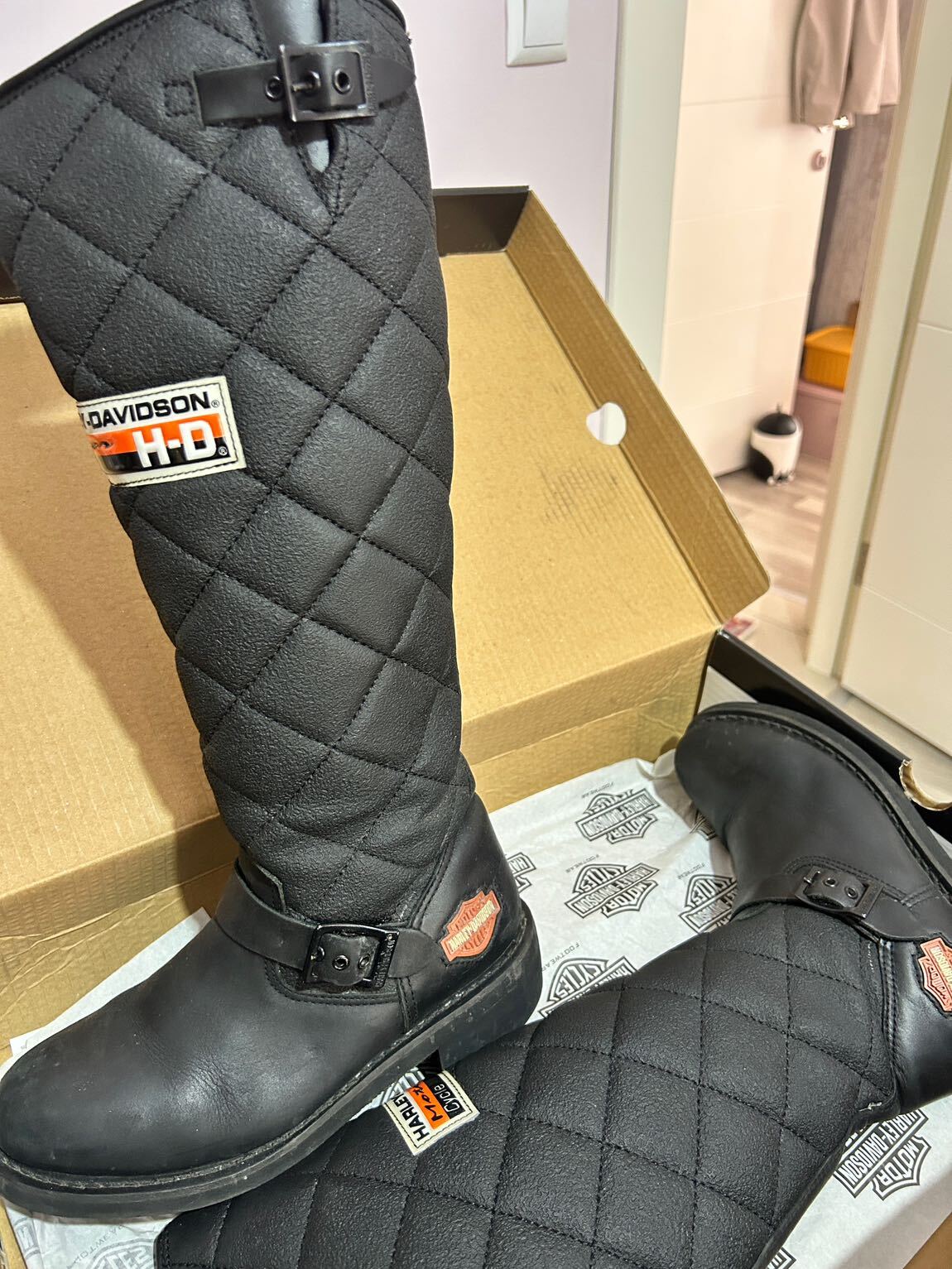 Harley Davidson Siyah Çizme — görsel 2/6