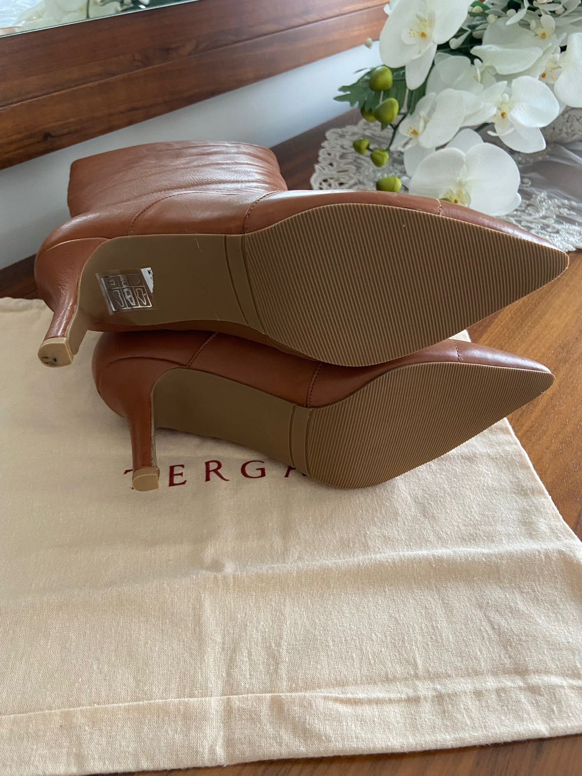 Tergan Taba %100 Deri Çizme — görsel 3/6