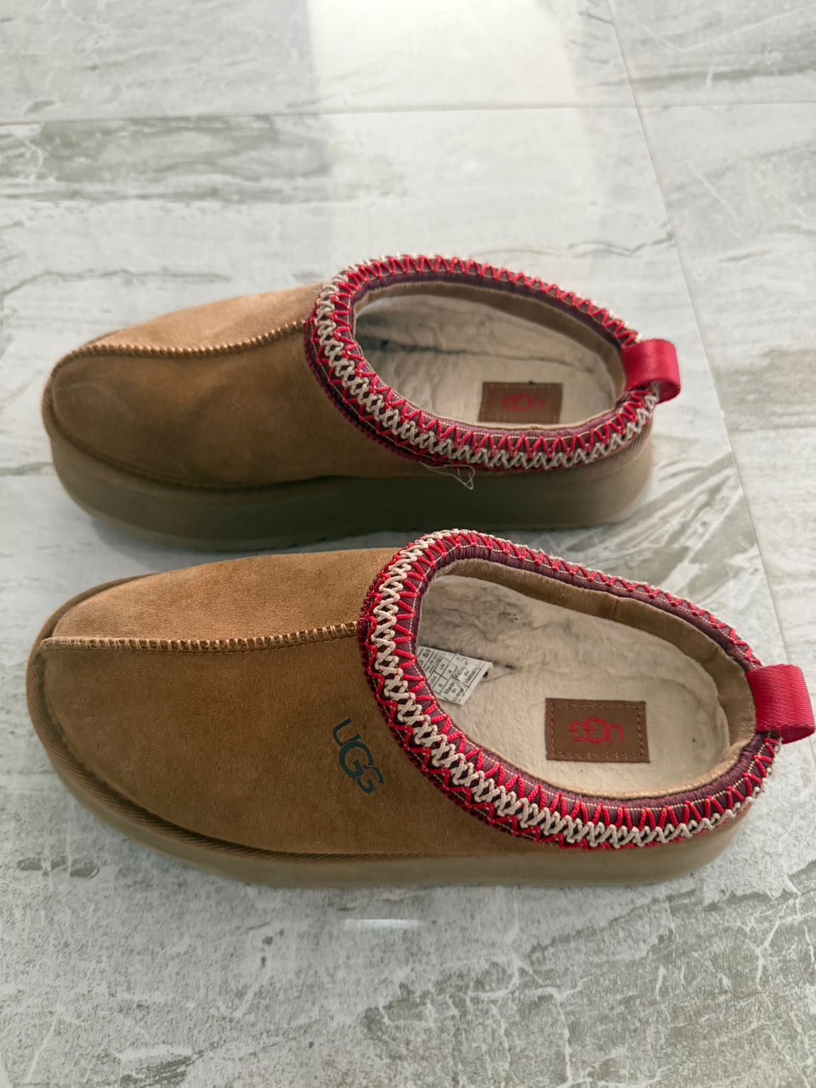 Ugg Tazz II Kadın platform deri terlik — görsel 6/7