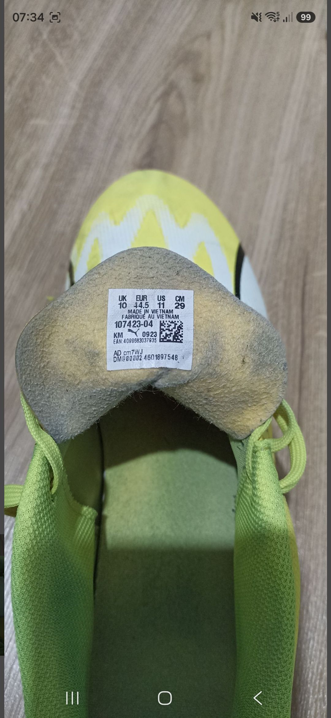 Puma Krampon Yeşil Halı Saha Ayakkabısı — görsel 8/8
