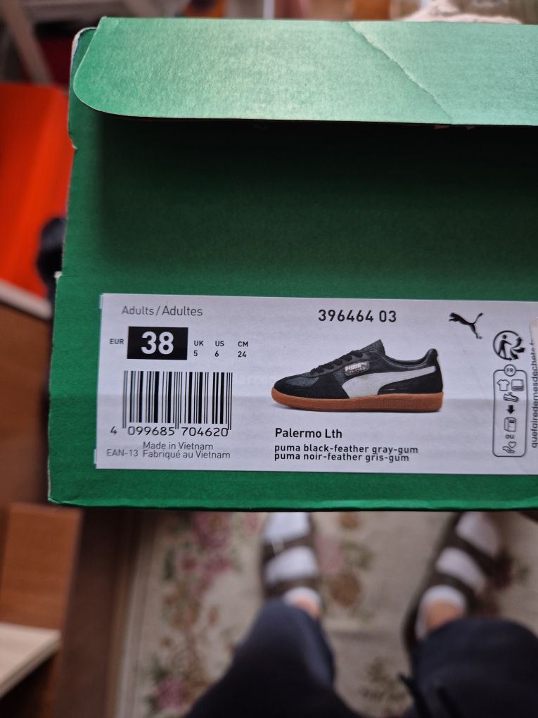 Puma Palermo Siyah Sneaker — görsel 6/6