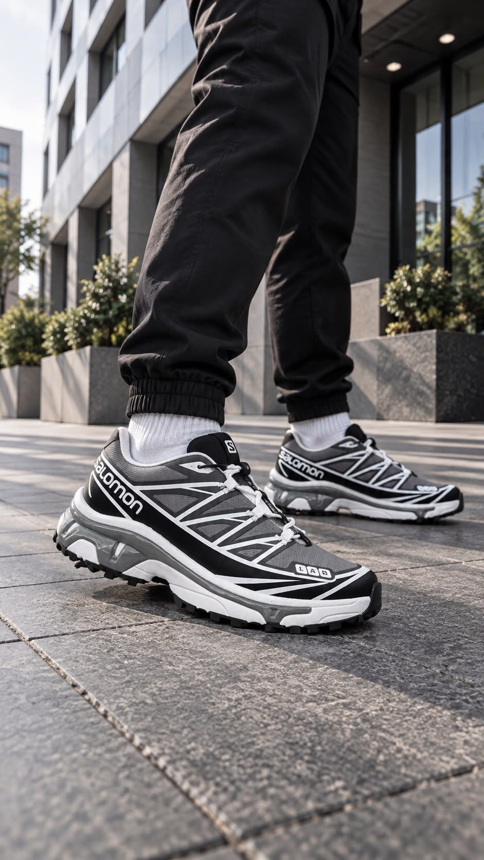 Salomon Gri Spor Ayakkabı — görsel 3/6