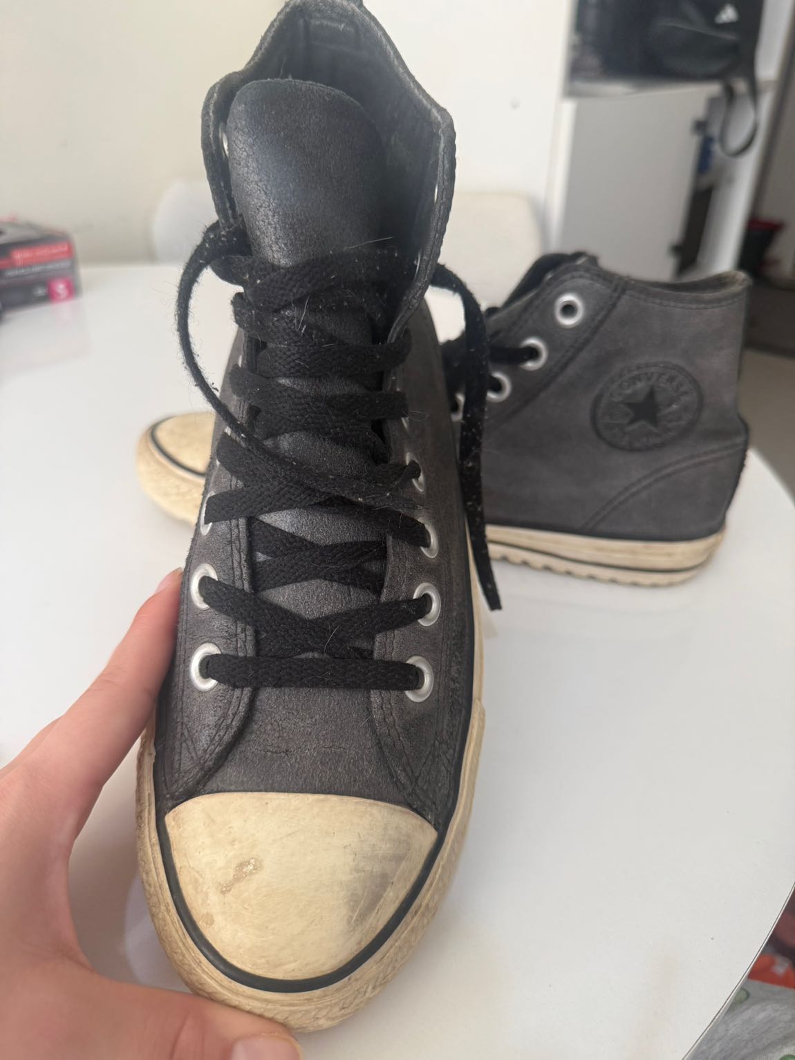Converse deri Siyah Sneaker — görsel 2/5