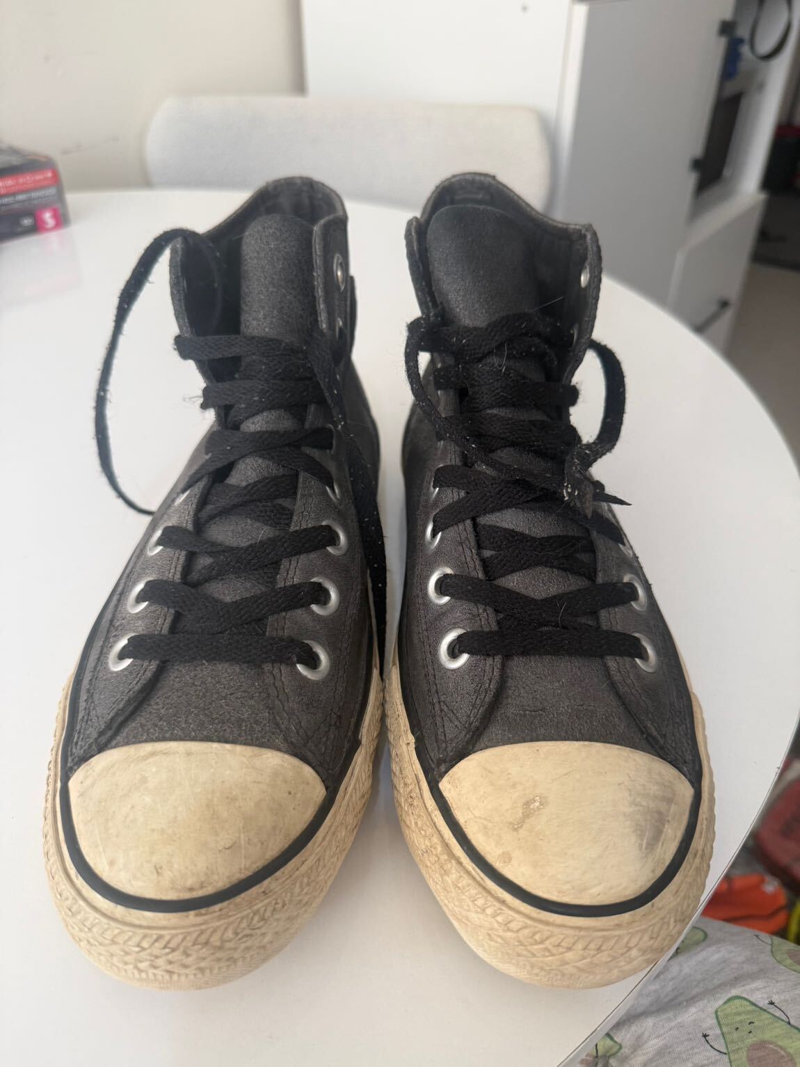 Converse deri Siyah Sneaker — görsel 4/5