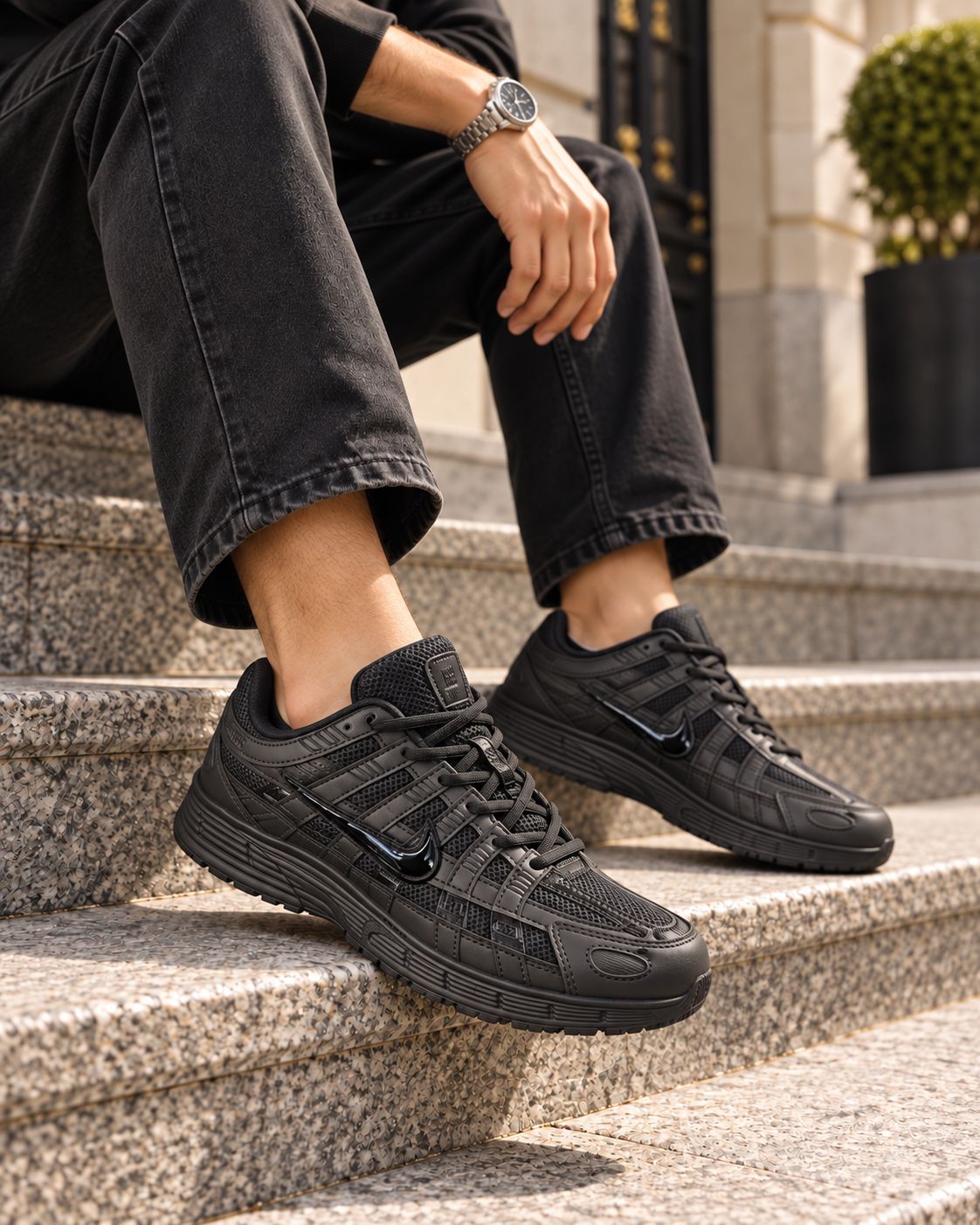 Nike P-6000 Triple Black Siyah Erkek — görsel 2/3